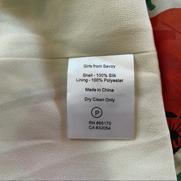 Anthropologie | ‘Girls From Savoy’ Silk Poppy Print Dress - Picture 8 of 12